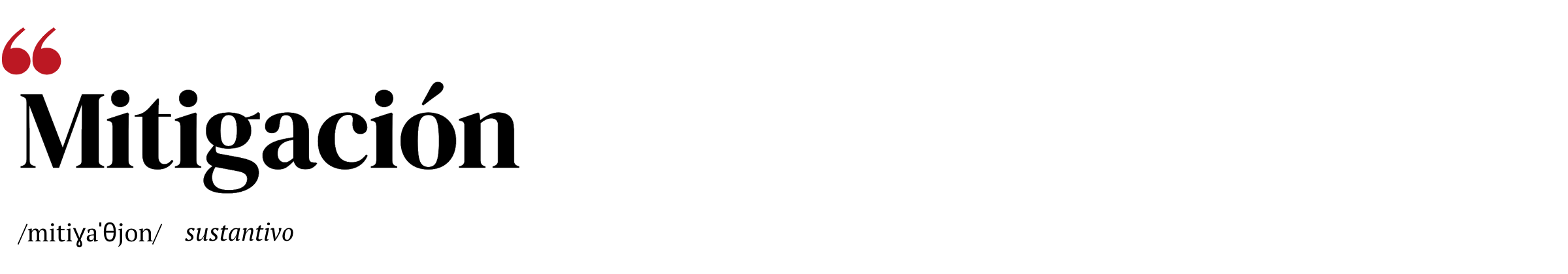 Mitigación